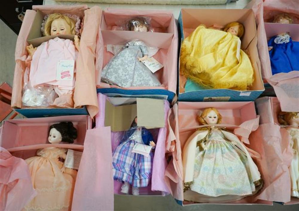 NINE MADAME ALEXANDER DOLLS (IN