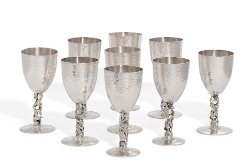 NINE MEXICAN MODERNIST STERLING
