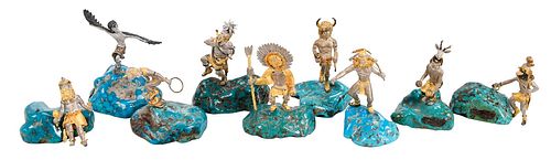 NINE MIKAEL REDMAN GILT SILVER