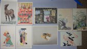 NINE MODERN JAPANESE PRINTS OF