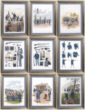 Nine original Civil War illust