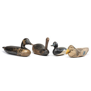 Nine Painted Duck Decoys Early 20th