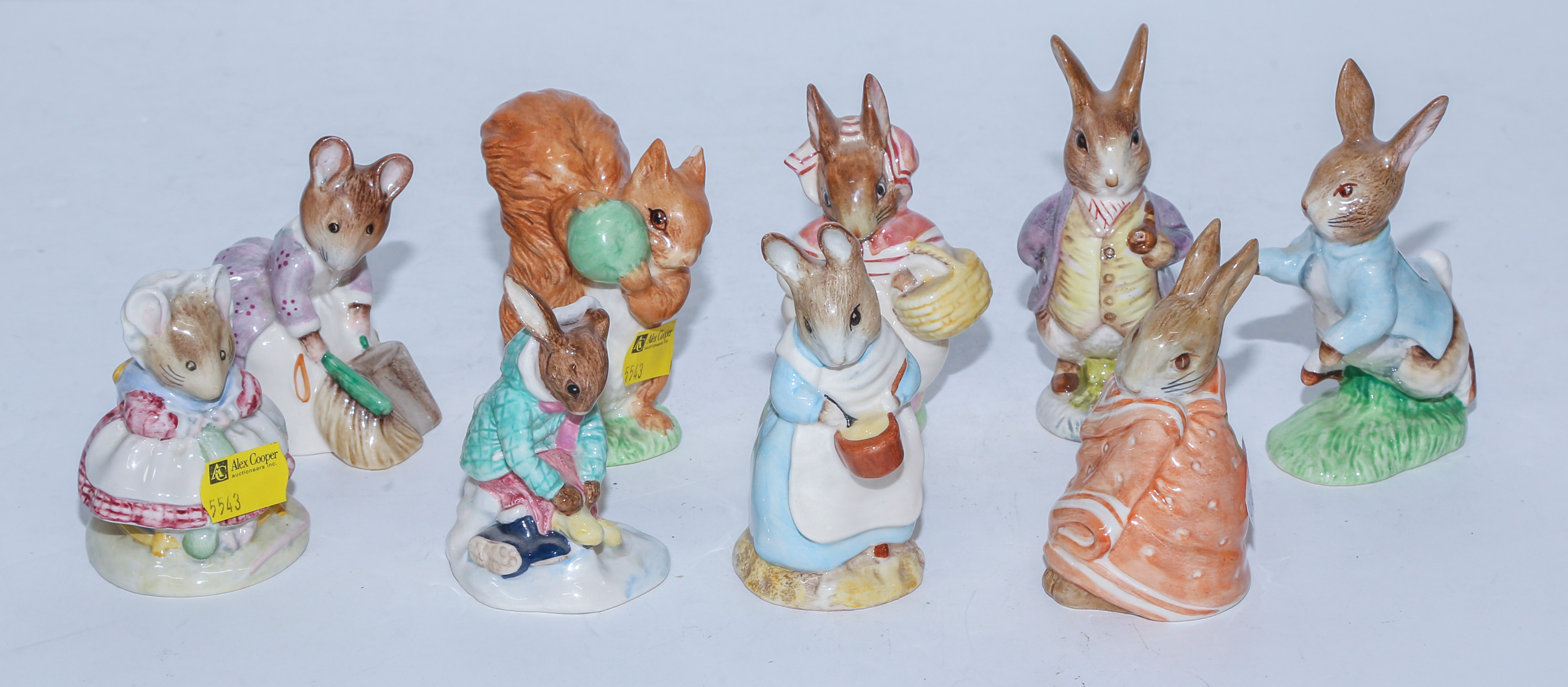NINE PETER RABBIT BEATRIX POTTER