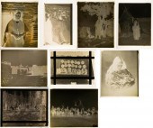 NINE PHOTOGRAPHIC NEGATIVES OF