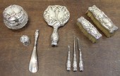 NINE PIECE ART NOUVEAU STERLIN