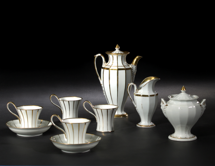 Nine-Piece Assembled Meissen and