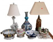 NINE PIECE ASSORTED GROUPNine