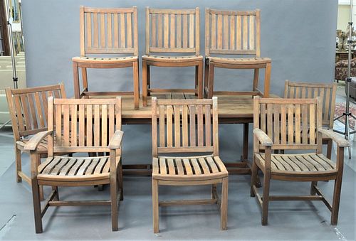 NINE PIECE BRAZILIAN CHERRY OUTDOOR
