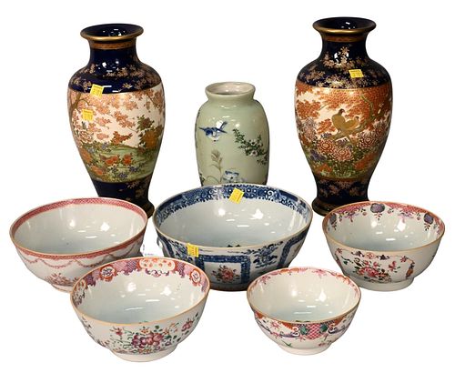 NINE PIECE CHINESE AND JAPANESE