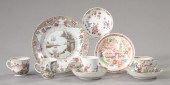 Nine-Piece Collection of Porce
