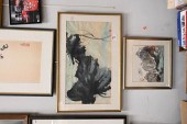 NINE PIECE FRAMED LOTNine Piec