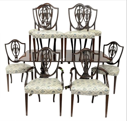 NINE PIECE GEORGE III STYLE