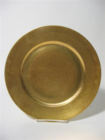 Nine piece Gilt porcelain Rosenthal