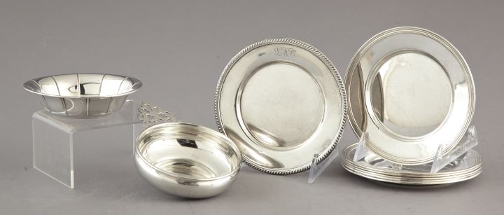 Nine-Piece Group of Sterling