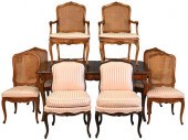 NINE PIECE LOUIS XV STYLE DINI