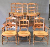 NINE PIECE LOUIS XV STYLE DINI