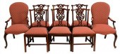 NINE PIECE MAHOGANY DINING ROO
