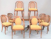 NINE PIECE MAHOGANY DINING ROO