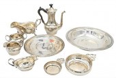 NINE PIECE STERLING SILVER LOT