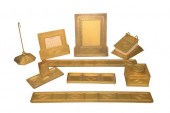 NINE PIECE TIFFANY STUDIOS GRA