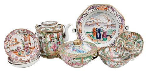 NINE PIECES CHINESE EXPORT