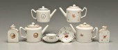 Nine pieces Chinese export por