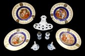 NINE PIECES OF PORCELAIN INCLU