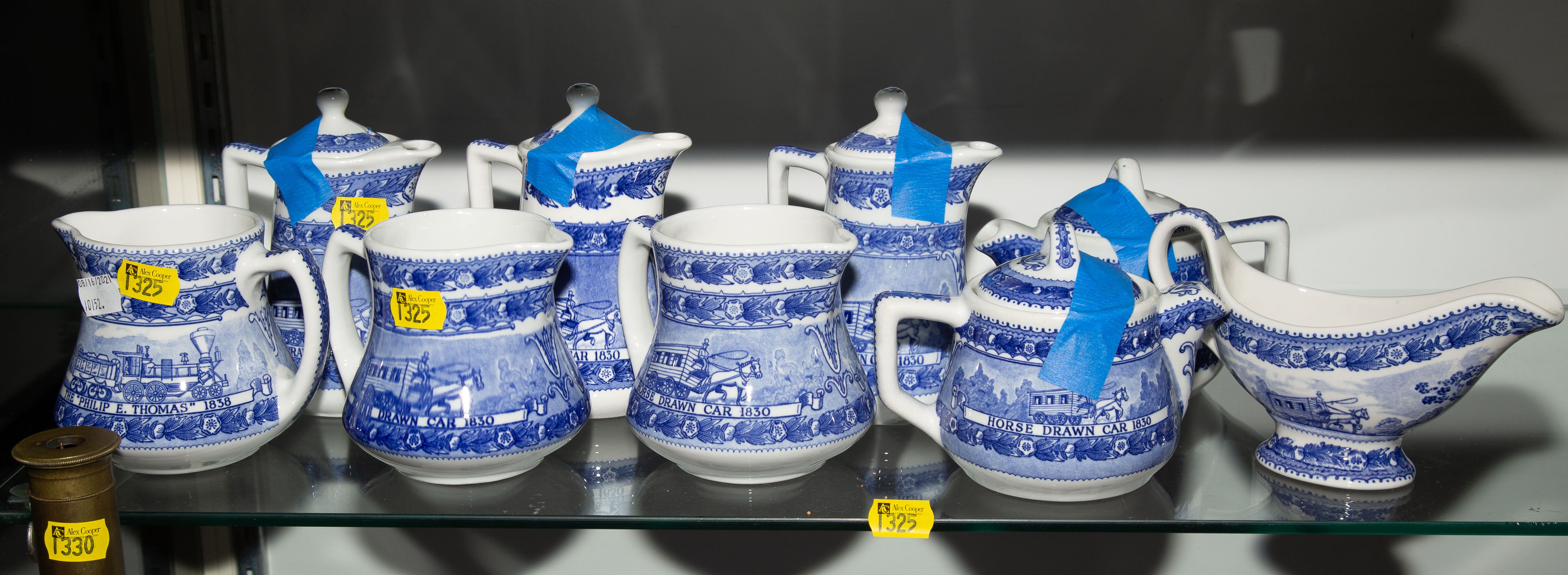 NINE PIECES OF SHENANGO B&O CHINA