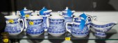 NINE PIECES OF SHENANGO B&O CH