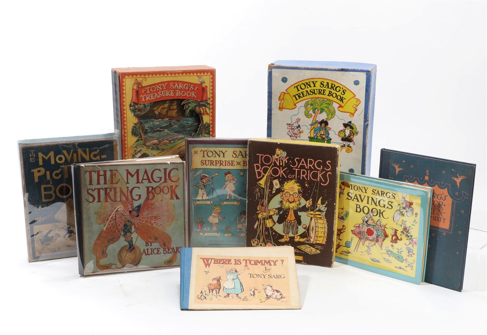 NINE POP-UP AND MOVABLE BOOKS, TONY