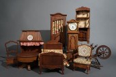 NINE PREDOMINANTLY MAHOGANY DI