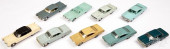 NINE PROMOTIONAL CARS, 1960S<b
