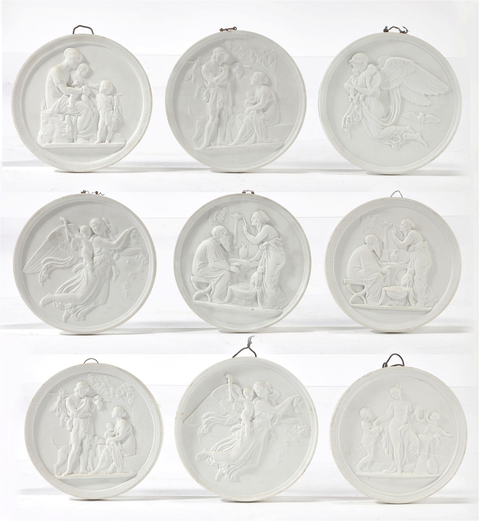 NINE ROYAL COPENHAGEN BISCUIT