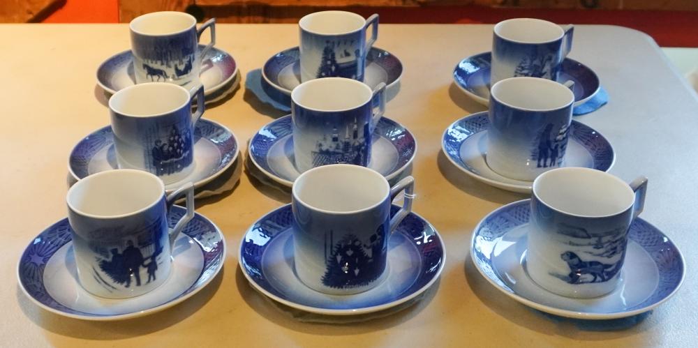 NINE ROYAL COPENHAGEN 'CHRISTMAS'