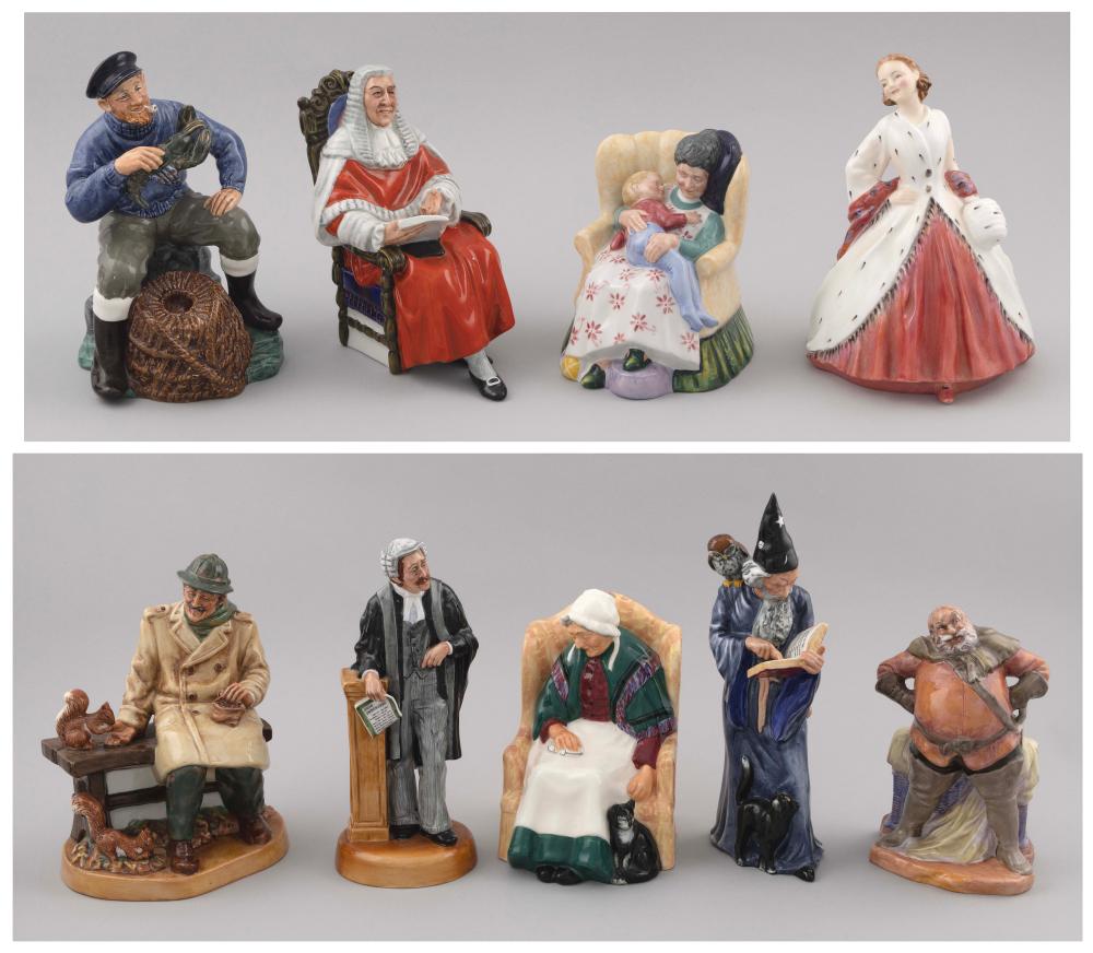 NINE ROYAL DOULTON PORCELAIN