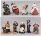 NINE ROYAL DOULTON PORCELAIN F