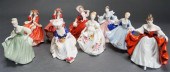 NINE ROYAL DOULTON PORCELAIN F