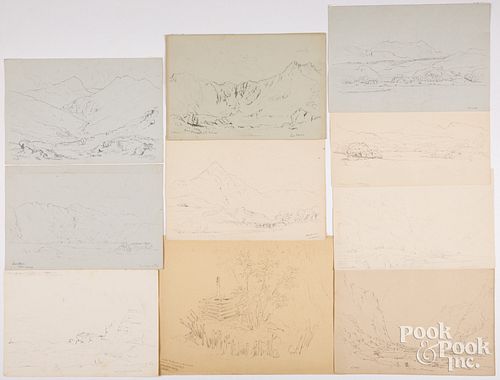 NINE RUSSELL SMITH PENCIL