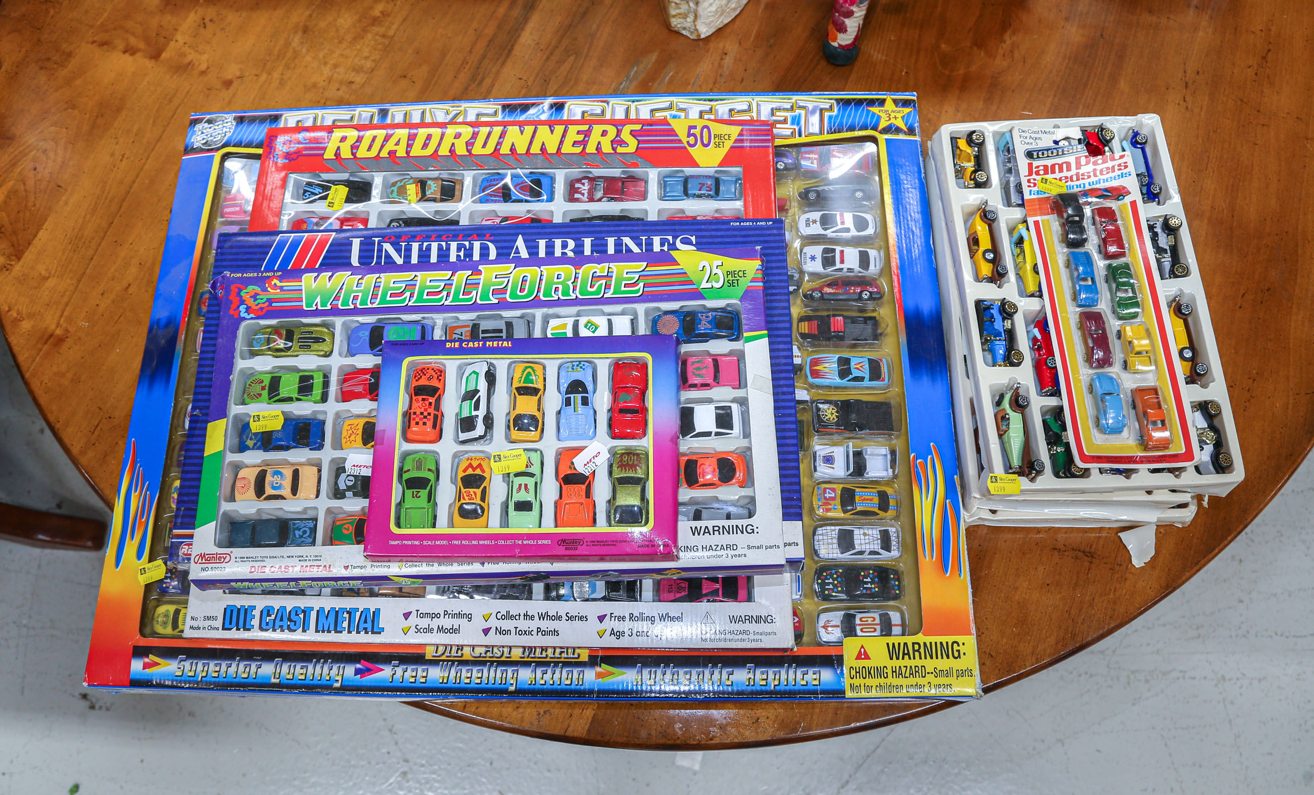 NINE SETS OF DIE-CAST TOY CARS Most