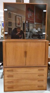 NINE SHELF TEAK DANISH FURNITU