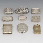 NINE SILVER VINAIGRETTES AND C