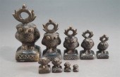 NINE SOUTHEAST ASIAN BRONZE "O
