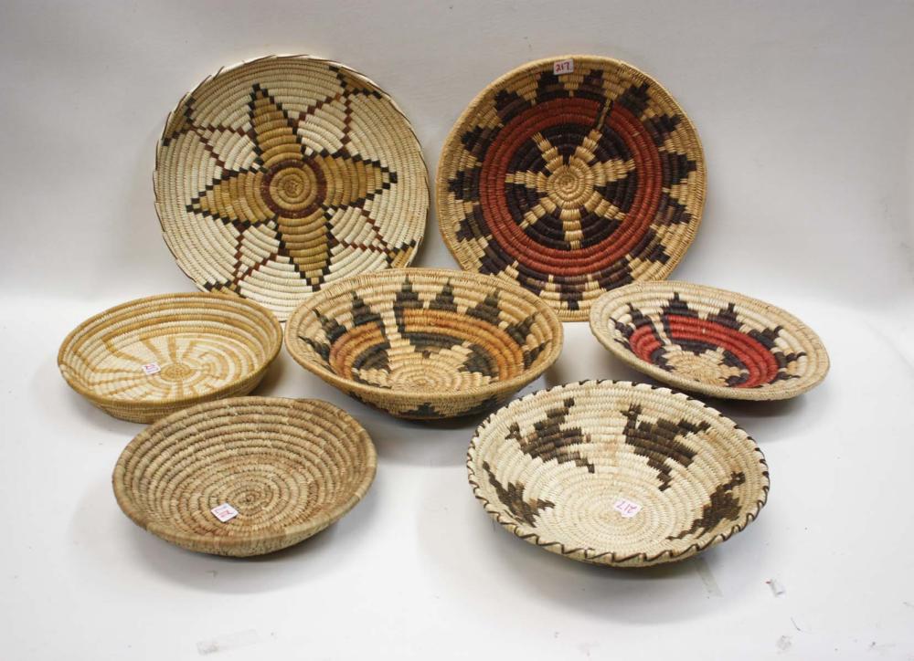 NINE SOUTHWEST NATIVE AMERICAN COIL