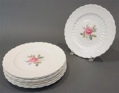 NINE SPODE BRIDAL ROSE PORCELA