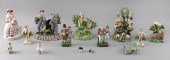 NINE STAFFORDSHIRE FIGURES 19T