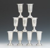 Nine Sterling Silver Cordial G