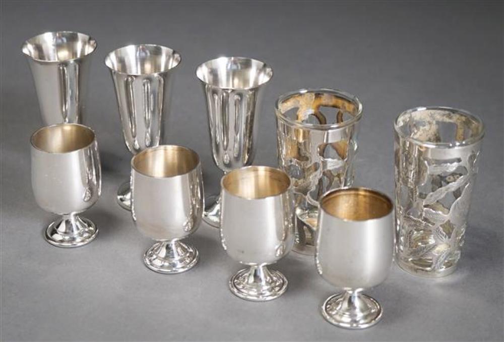 NINE STERLING SILVER HOUSINGS