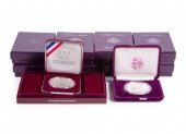 NINE US MINT AMERICAN EAGLE SI