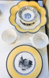 NINE VILLEROY & BOCH 'AUDUN CH