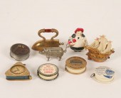 Nine vintage sewing cloth tape